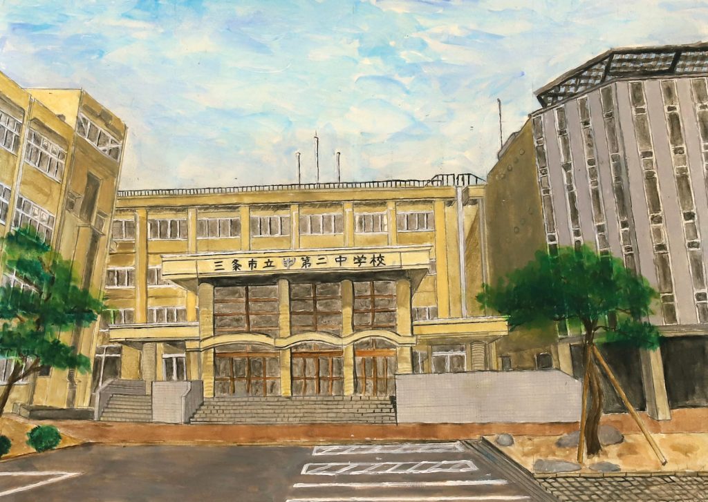 「思い出のつまった校舎」第二中学校　３年　川久　光琉